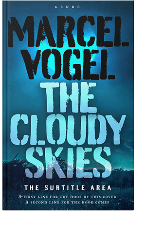 Pre Made Book Cover Teal Blue