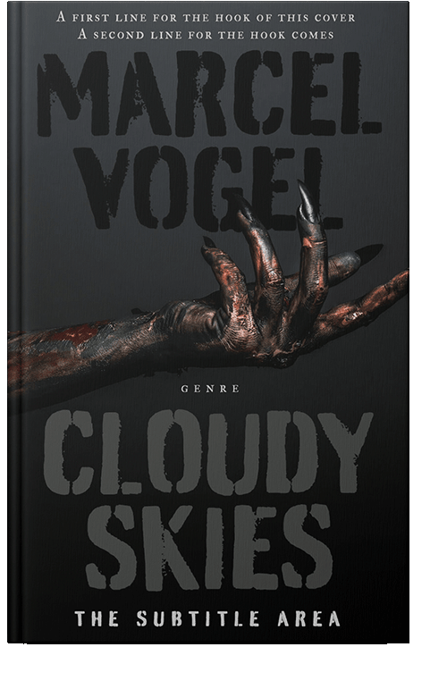 Front view of Shark #24515 - Premade Apocalyptica Book Cover