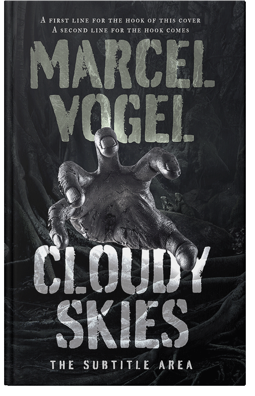 Front view of Premade Horror Book Cover - Woodsmoke