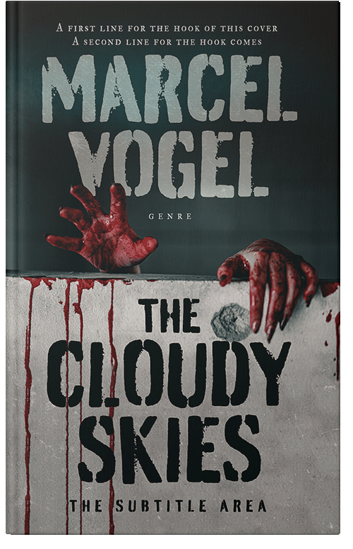 Front view of Premade Horror Book Cover - Woodsmoke