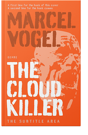 Pre Made Book Cover Flamingo