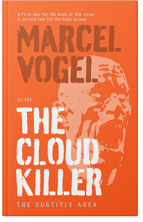 Front view of Flamingo #24522 - Premade Apocalyptica Book Cover