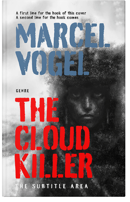 Front view of Shark #24523 - Premade Fantasy Book Cover