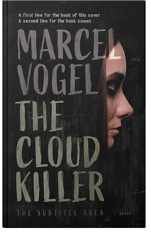 Front view of Cod Gray #24532 - Premade Horror Book Cover