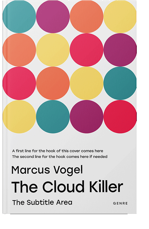 Front view of Cerise Red #24546 - Premade Business Book Cover