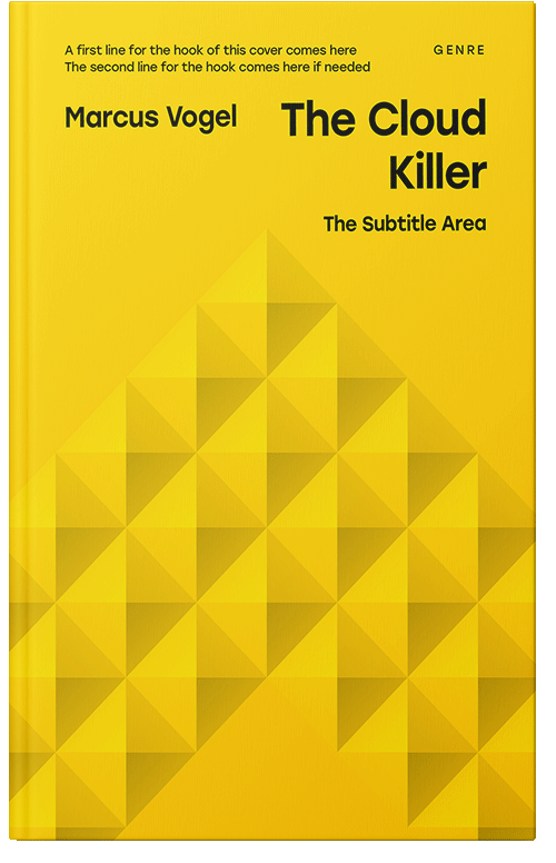 Front view of Gold #24550 - Premade Business Book Cover