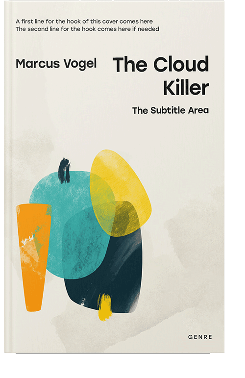 Front view of Merino #24552 - Premade Abstract Book Cover