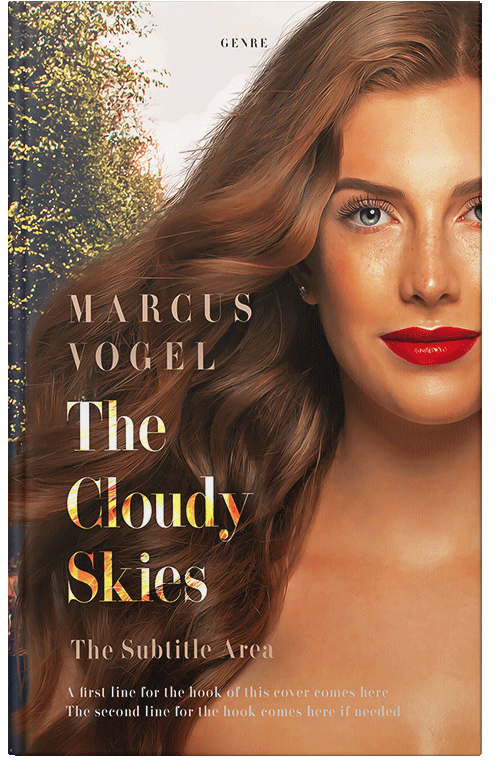 Front view of Premade Erotica Book Cover - Gold Sand