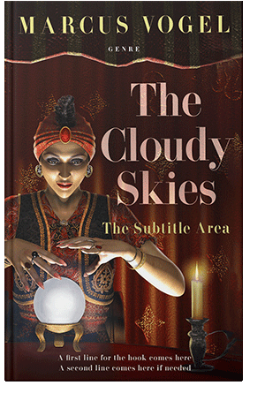 Pre Made Book Cover Graphite