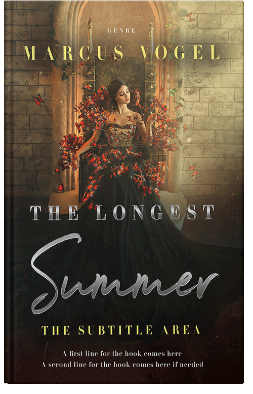 Front view of Twine #24564 - Premade Fantasy Book Cover