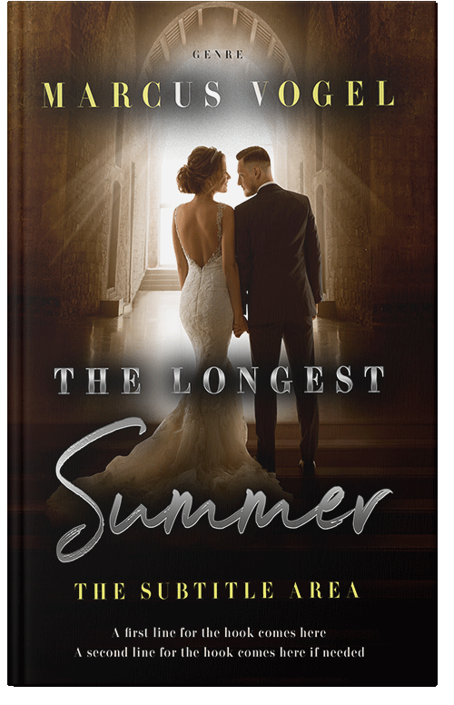 Front view of Crowshead #24565 - Premade Romance Book Cover