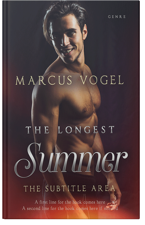 Front view of Cocoa Brown #24569 - Premade Erotica Book Cover