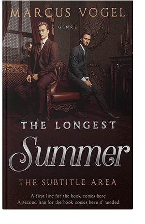 Pre Made Book Cover Coffee Bean