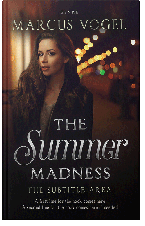 Front view of Premade Romance Book Cover - Night Rider