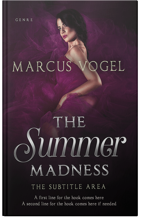 Front view of Premade Chick Lit Book Cover - Tamarind