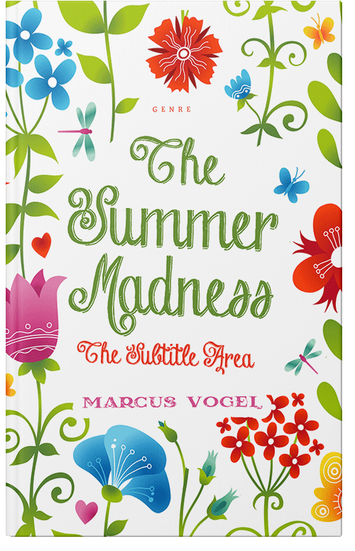 Front view of Alto #24584 - Premade Poetry Book Cover