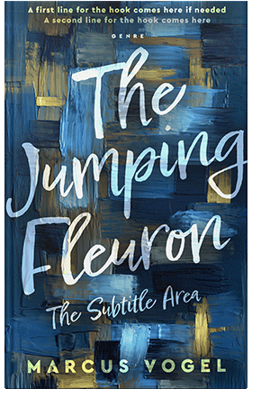 Pre Made Book Cover Blue Dianne