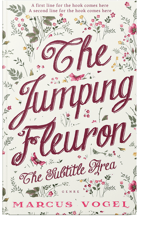 Front view of Solid Pink #24587 - Premade Abstract Book Cover