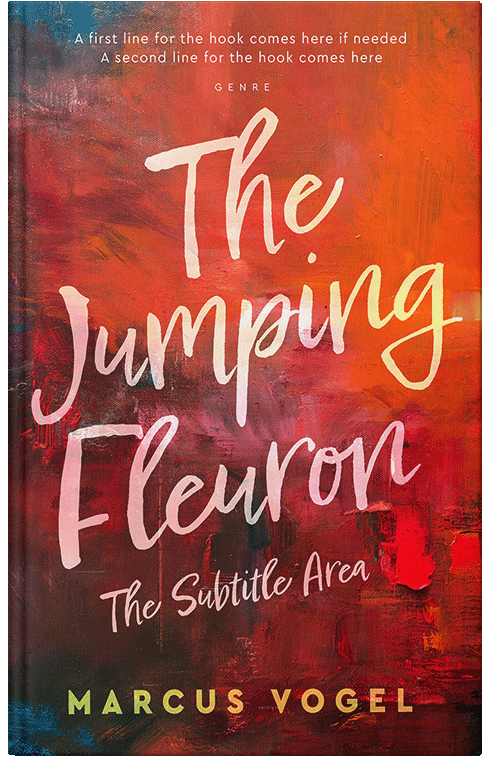 Front view of Thunderbird #24589 - Premade Abstract Book Cover