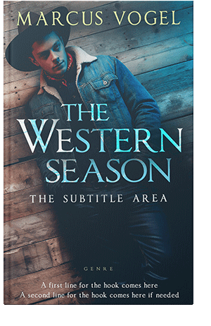 Pre Made Book Cover Ebony Clay