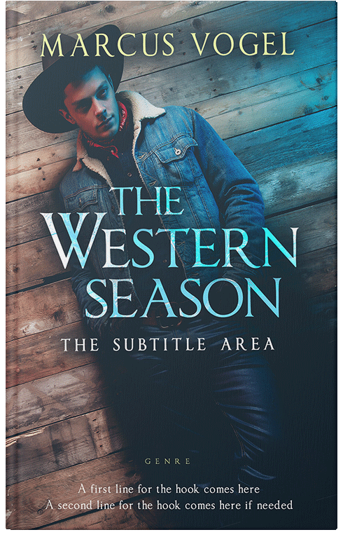 Front view of Ebony Clay #24593 - Premade Romance Book Cover