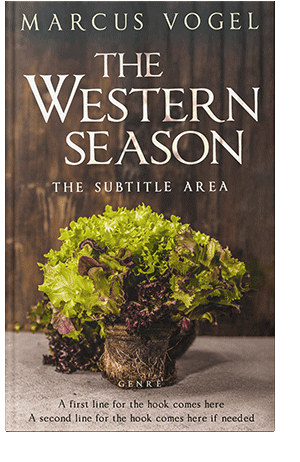 Pre Made Book Cover English Walnut