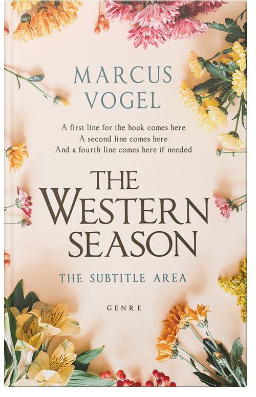 Front view of Linen #24605 - Premade Romance Book Cover