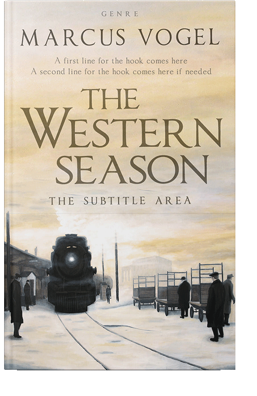 Front view of Stark White #24609 - Premade Historical Book Cover