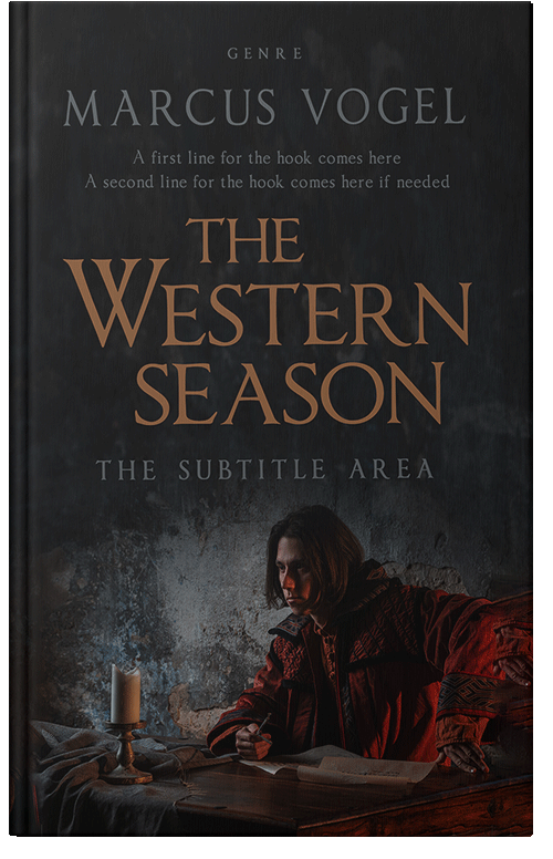 Front view of Cod Gray #24612 - Premade Historical Book Cover