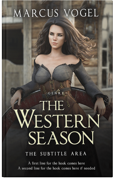 Front view of Zeus #24619 - Premade Erotica Book Cover