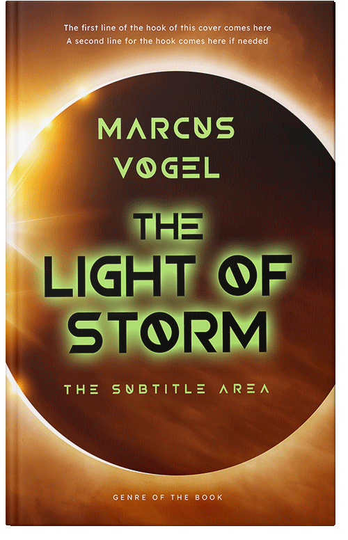 Front view of Copper Canyon #24624 - Premade Science Fiction Book Cover