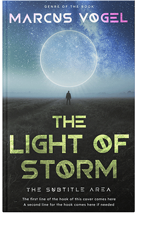 Pre Made Book Cover Powder Ash