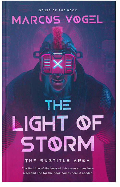 Front view of Jacarta #24626 - Premade Science Fiction Book Cover