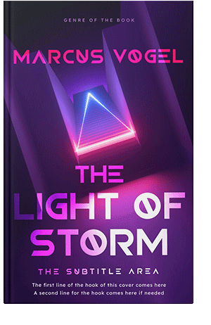 Pre Made Book Cover Violet