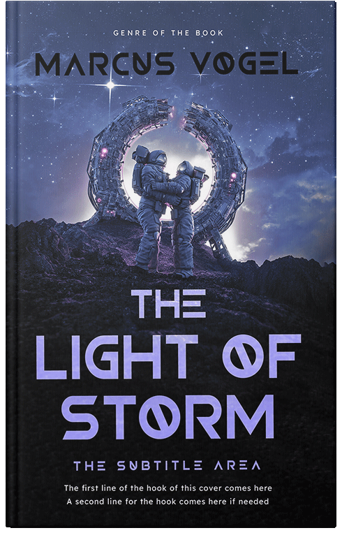 Front view of Vulcan #24631 - Premade Romance Book Cover