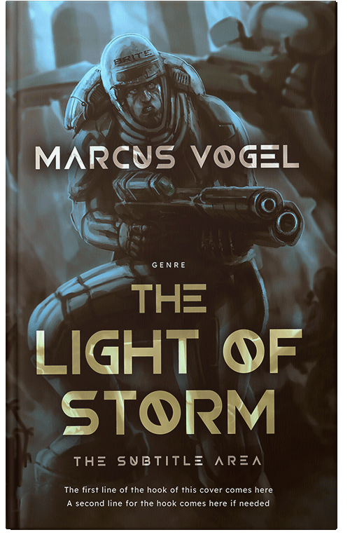 Front view of Birch #24633 - Premade Science Fiction Book Cover