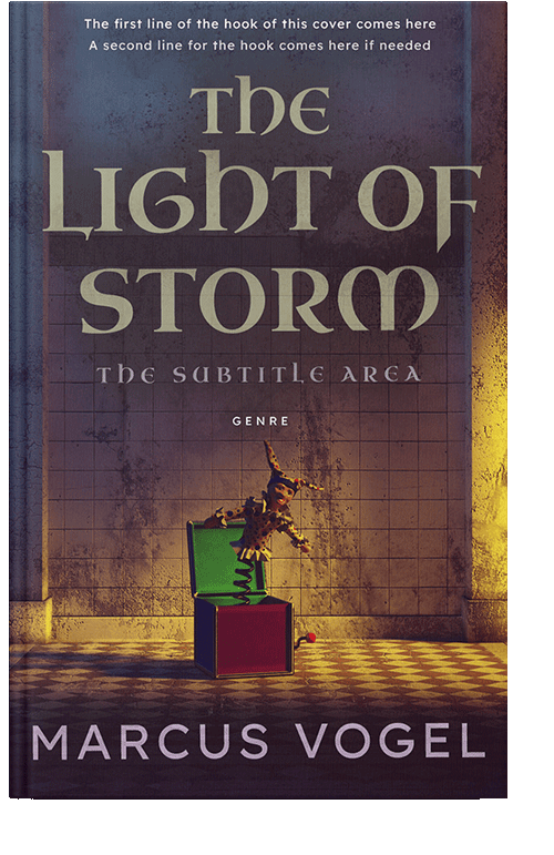 Front view of Blackcurrant #24635 - Premade Horror Book Cover