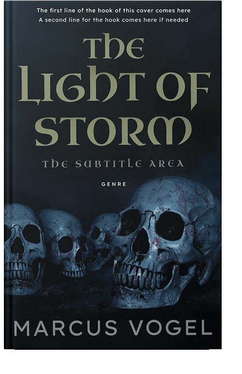 Front view of Firefly #24636 - Premade Horror Book Cover