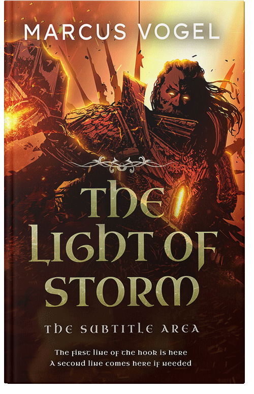 Front view of Wood Bark #24641 - Premade Fantasy Book Cover