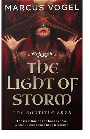 Pre Made Book Cover Graphite