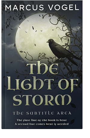 Pre Made Book Cover Green Mist