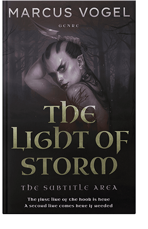 Pre Made Book Cover Thunder