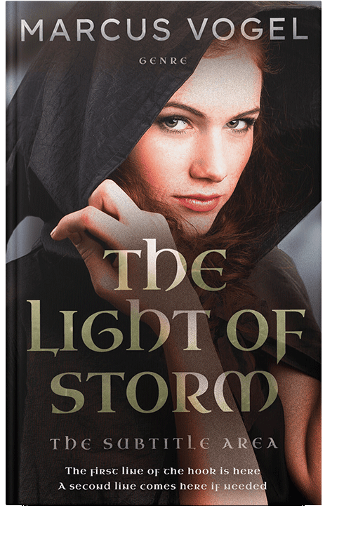 Front view of Cameo #24650 - Premade Fantasy Book Cover | BookCoverZone