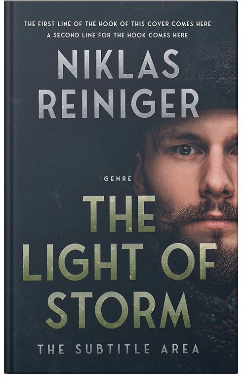 Front view of Premade Romance Book Cover - Ebony Clay