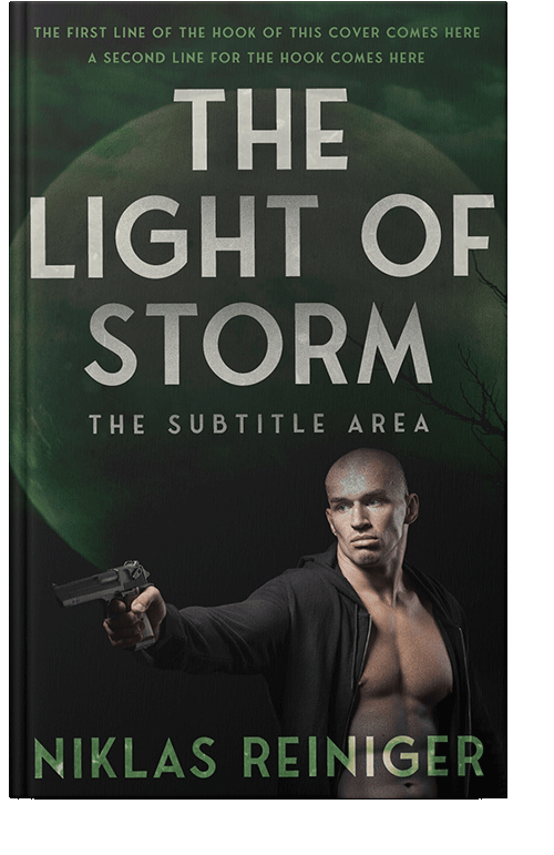 Front view of Log Cabin #24655 - Premade Action & Adventure Book Cover