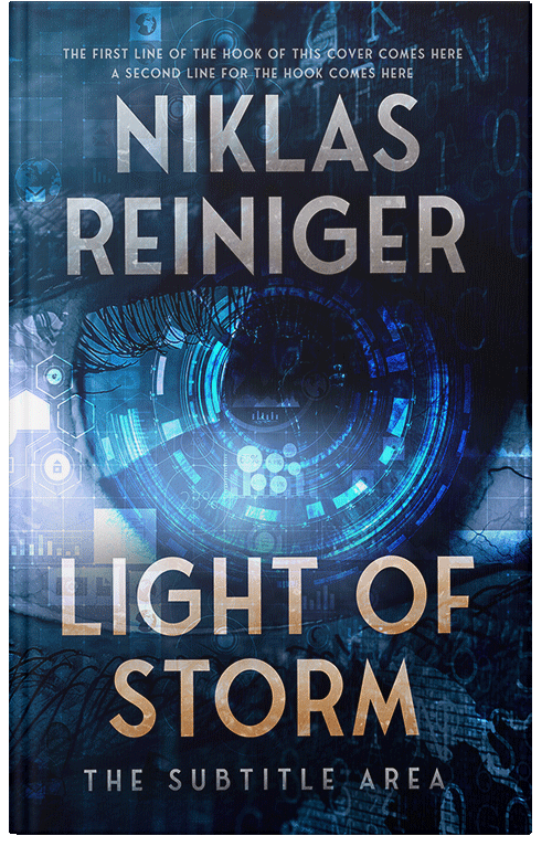 Front view of Premade Science Fiction Book Cover - Silver Sand