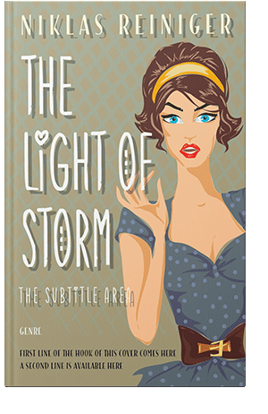 Pre Made Book Cover Hillary