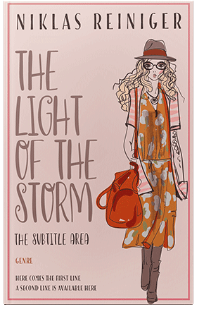 Pre Made Book Cover Oyster Pink