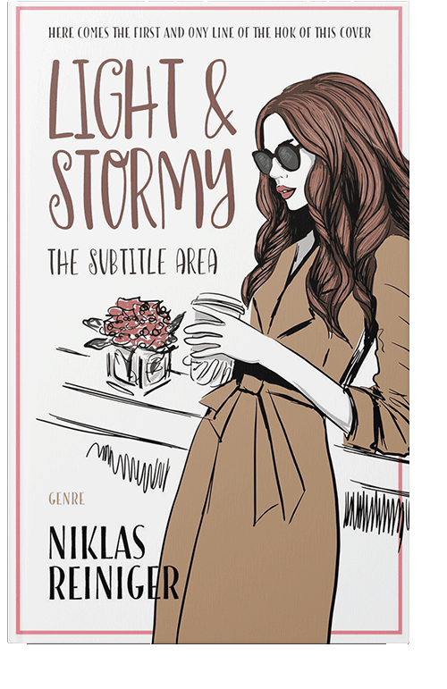 Front view of Brandy Rose #24675 - Premade Teen & Young Adult Book Cover | BookCoverZone