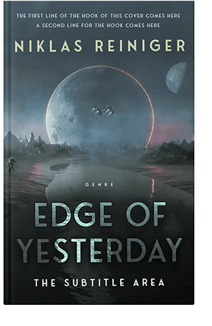 Pre Made Book Cover Outer Space